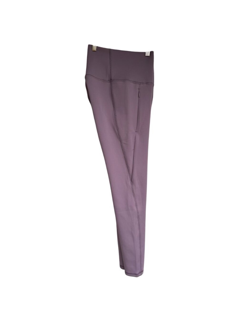 Spyder Ladies Active Fleece Leggings Medium Purple High Waist SP6035 Zip Pockets - Picture 11 of 16